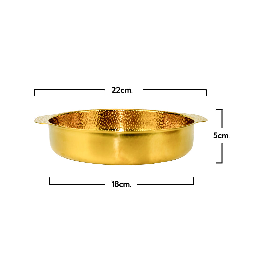 หม้อ 18 ซม. RRS รุ่น GOLD SNOW POT 22 สีทอง 1 ชิ้น_2